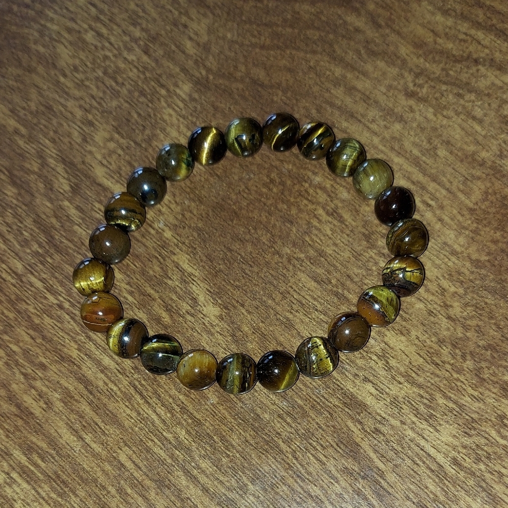 Tiger's Eye Beaded Bracelet